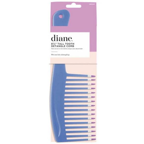 Diane Mebco Tall Teeth Detangle Comb (DBC057)-3 Pack - Picture 1 of 1